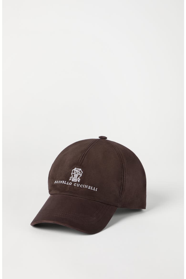 Suede baseball cap, Alternate, color, Coffee