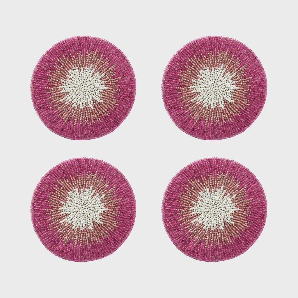 Joanna Buchanan Ombre Coasters In Pink