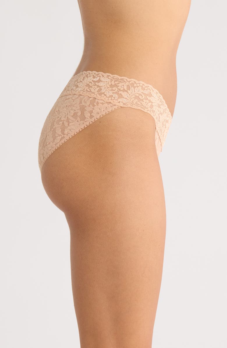 Hanky Panky Signature Lace Bikini, Alternate, color, Honey