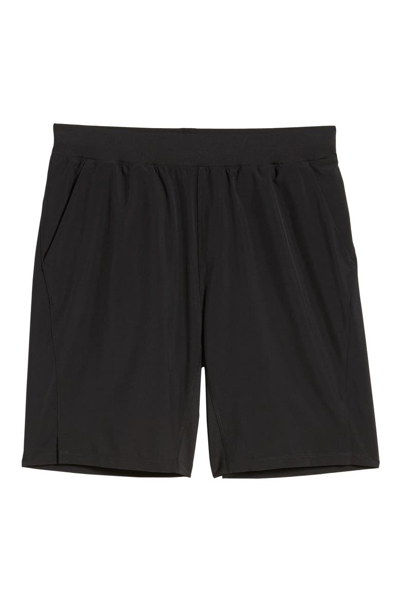 Core Stretch Woven Shorts, Alternate, color, BLACK