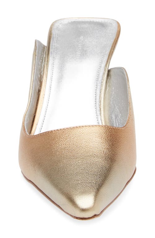 Kaanas Alma Asymmetric Pointed Toe Mule In Multi