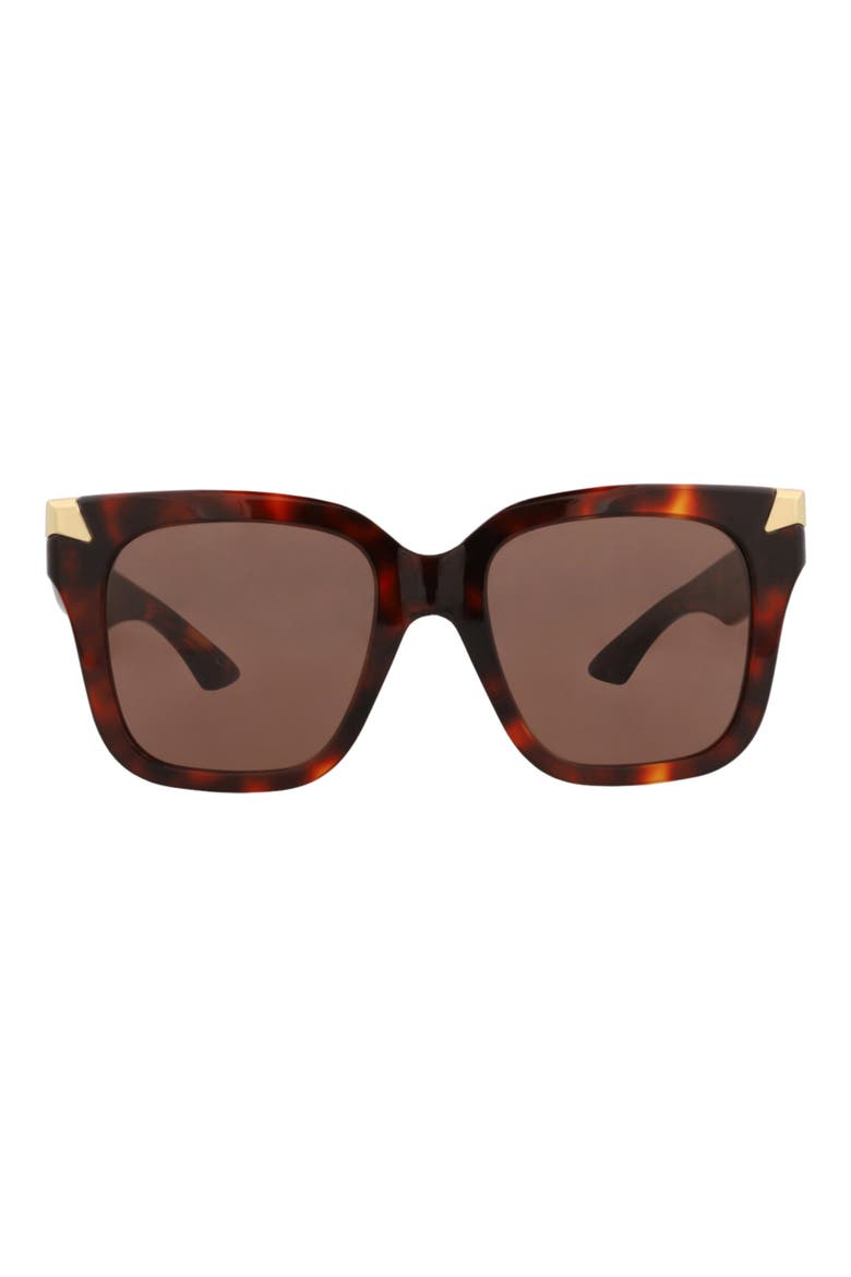 53mm Square Sunglasses, Main, color, HAVANA HAVANA BROWN
