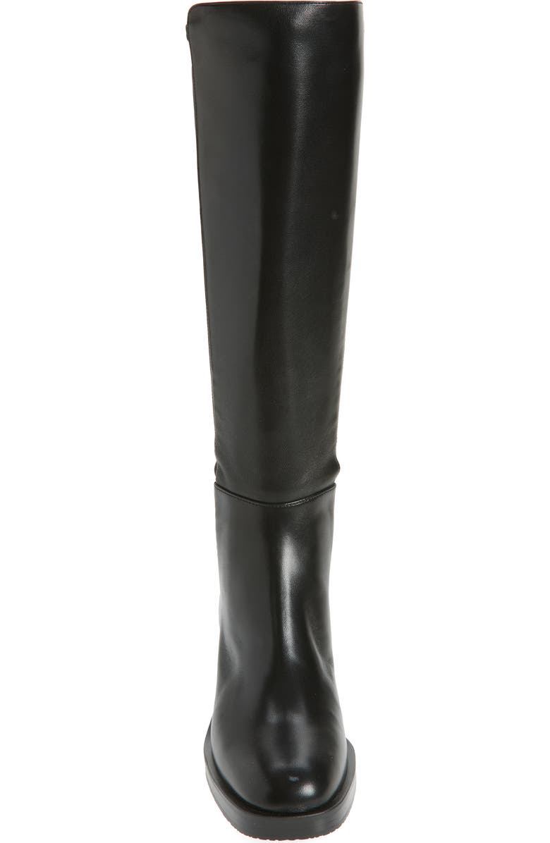 Stuart Weitzman Effortless Stretch Back Boot, Alternate, color, Black