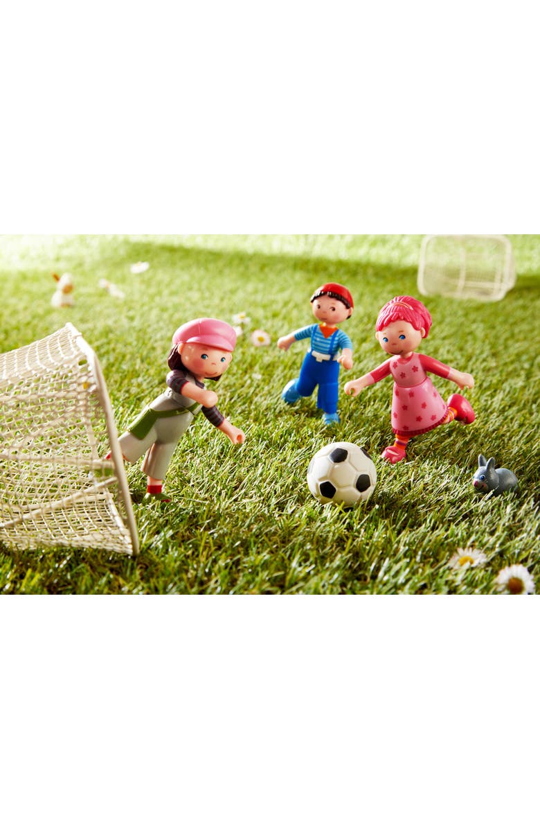 HABA Little Friends Lilli - 4" Dollhouse Toy Figure with Pink Hair, Alternate, color, 