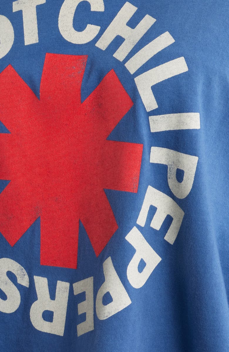 Daydreamer Red Hot Chili Peppers Long Sleeve Cotton Graphic T-Shirt, Alternate, color, Denim