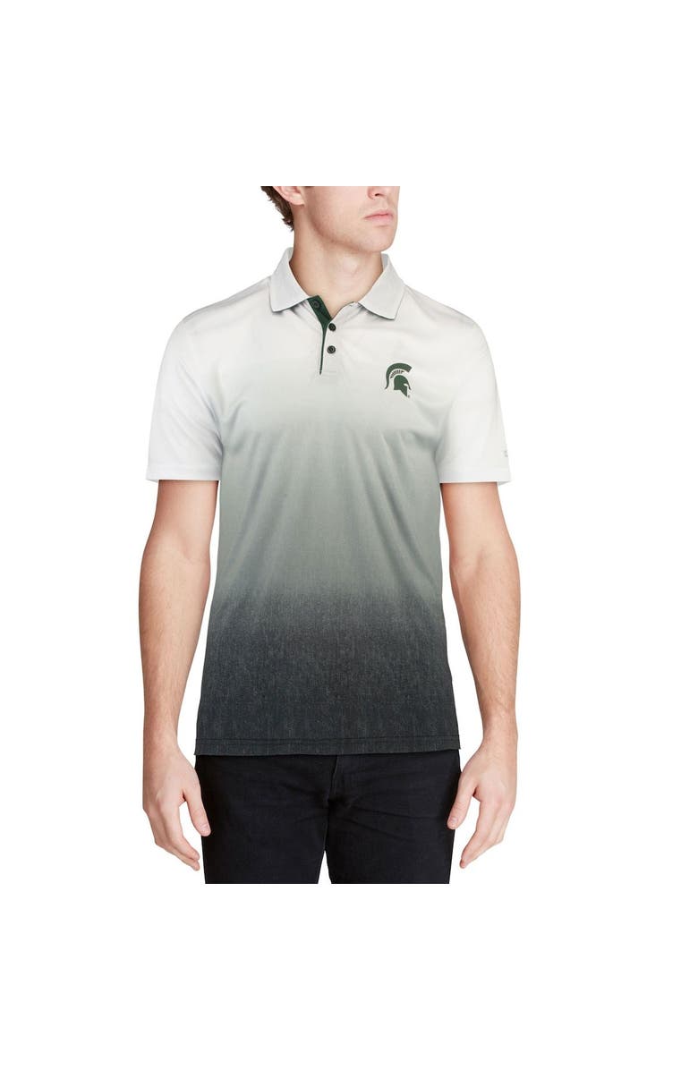 COLOSSEUM Men's Colosseum Gray Michigan State Spartans Magic Team Logo Polo, Alternate, color, 