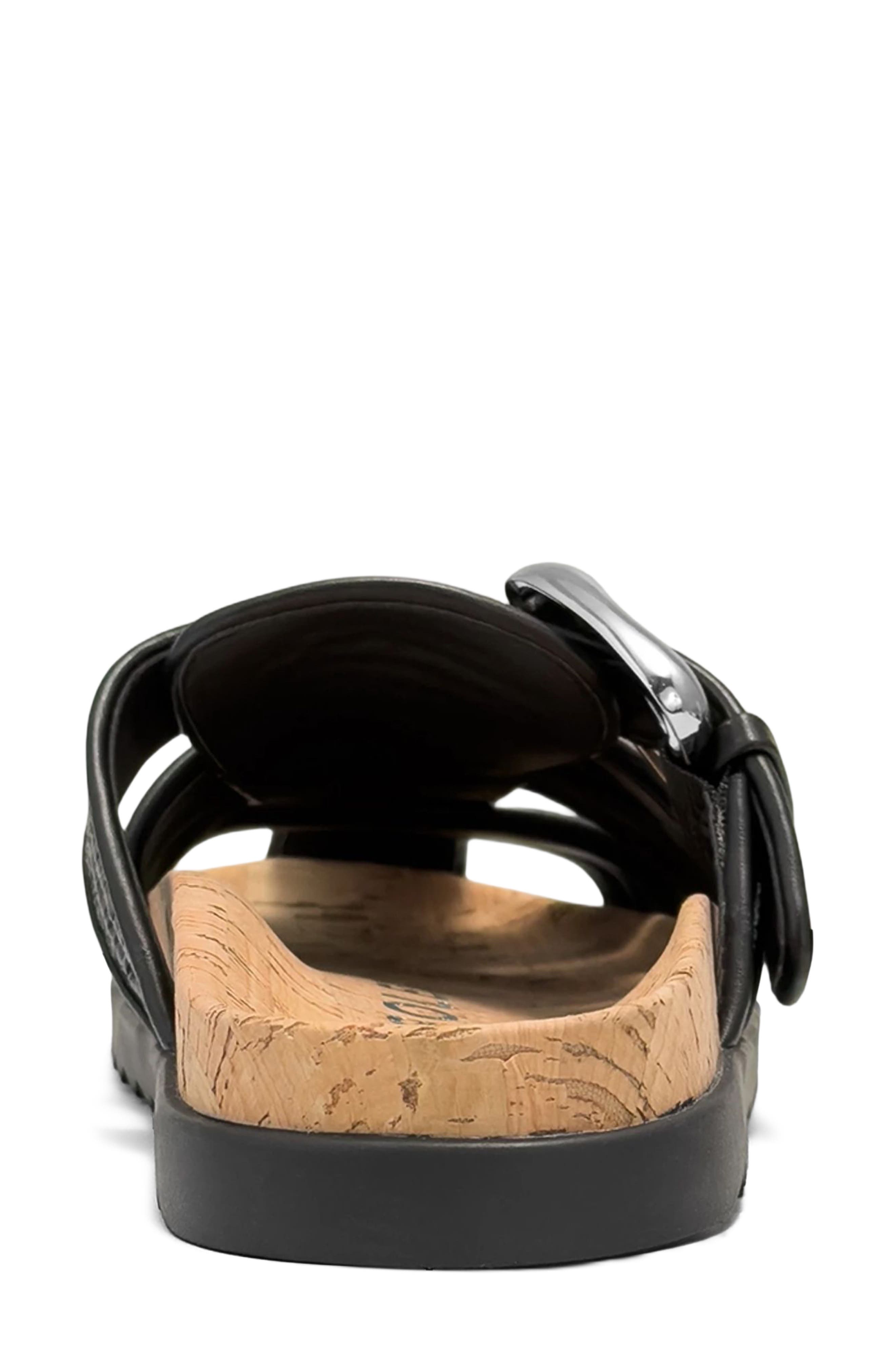 Aerosoles Liberty Woven Raffia Fisherman Mule, Alternate, color, Black Basket Raffia