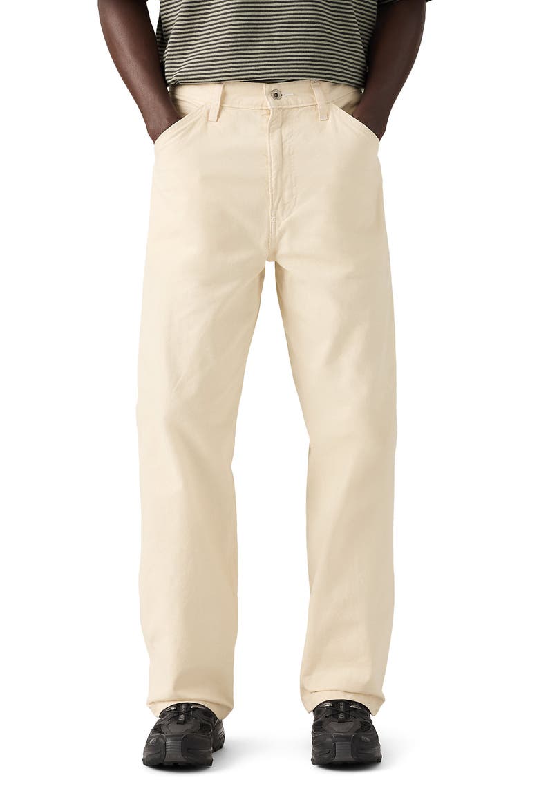 568™ Loose Straight Leg Carpenter Jeans, Main, color, UNDYED ECRU GREIGE