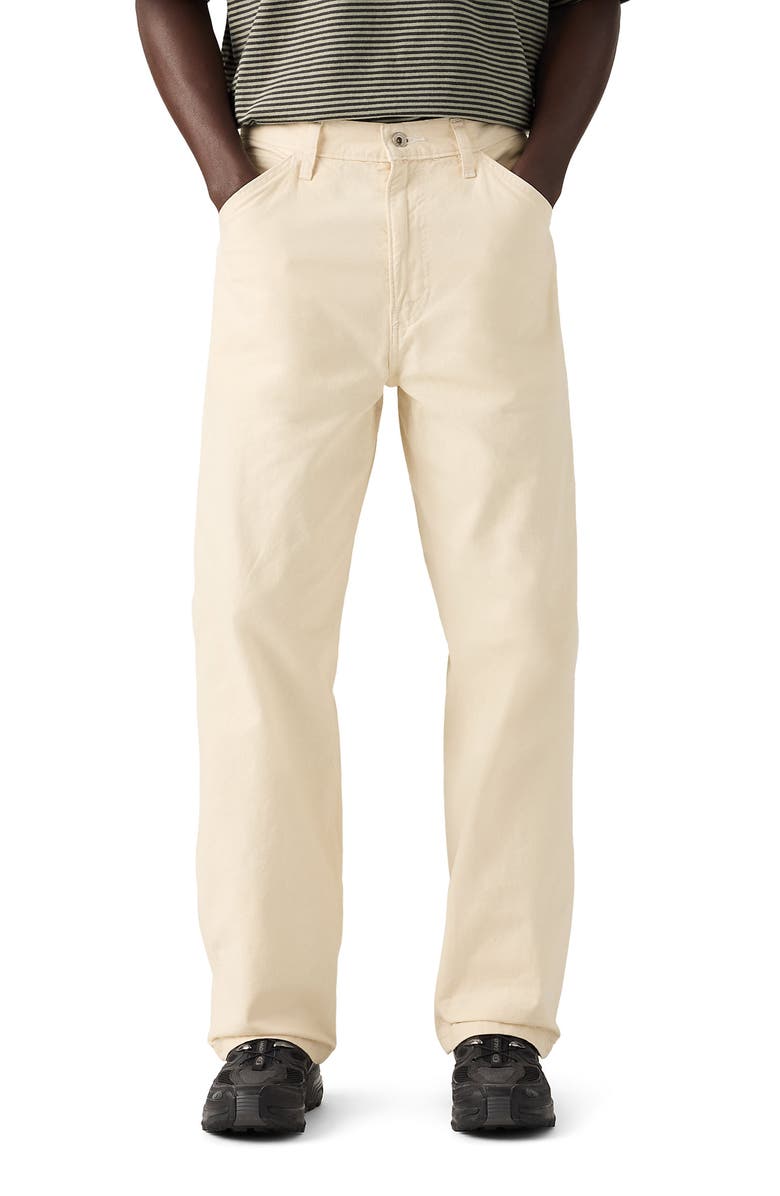 Levi's 568<sup>™</sup> Loose Straight Leg Carpenter Jeans, Main, color, Undyed Ecru Greige