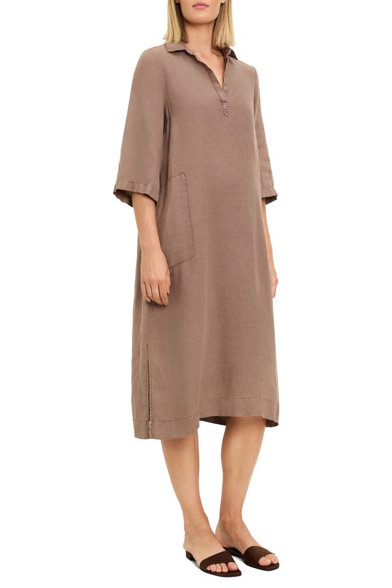 Briony Midi Shirtdress, Alternate, color, QUICKSAND
