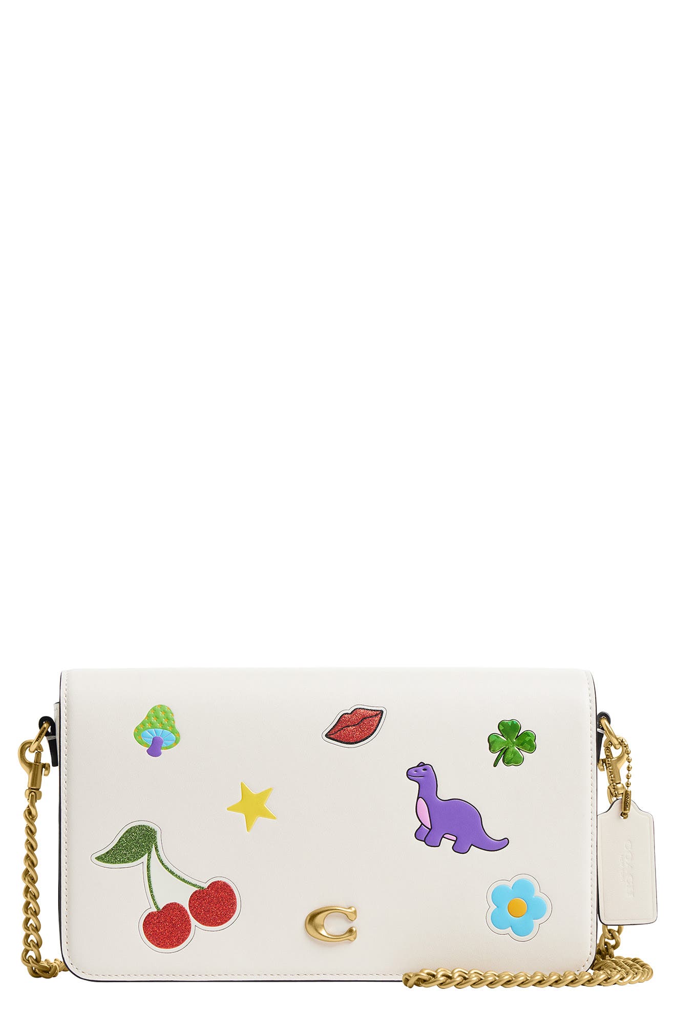 COACH Mila Leather Crossbody Bag, Main, color, 