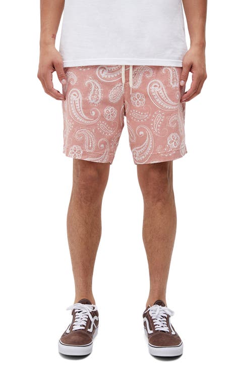 Reed Paisley Twill Swim Trunks