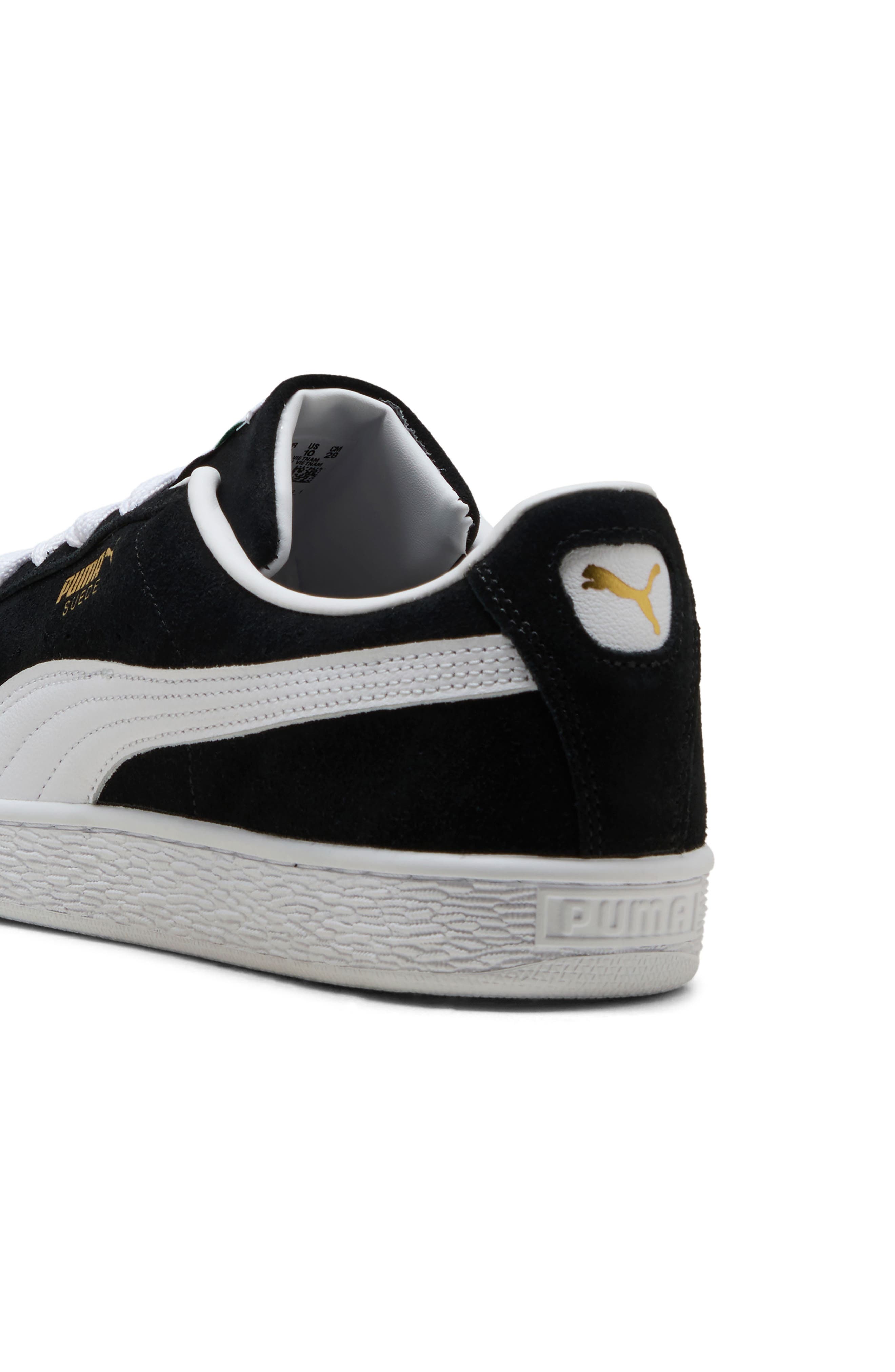 Suede Classic Sneaker, Alternate, color, BLACK