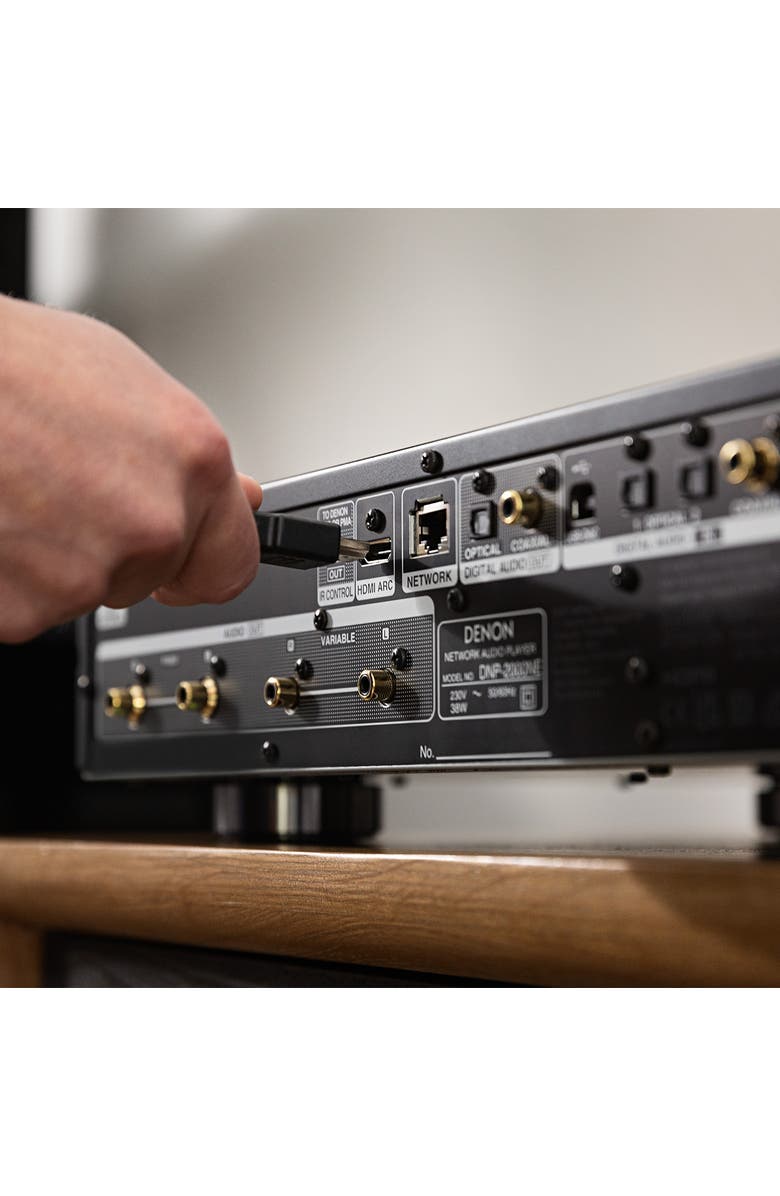 Denon DNP-2000NE Network Player with Ultra AL32 Processing and HEOS Built-In, Alternate, color, Black