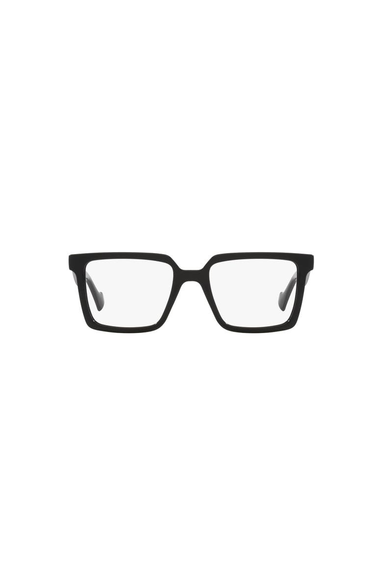 52mm Rectangle optical glasses, Alternate, color, Black