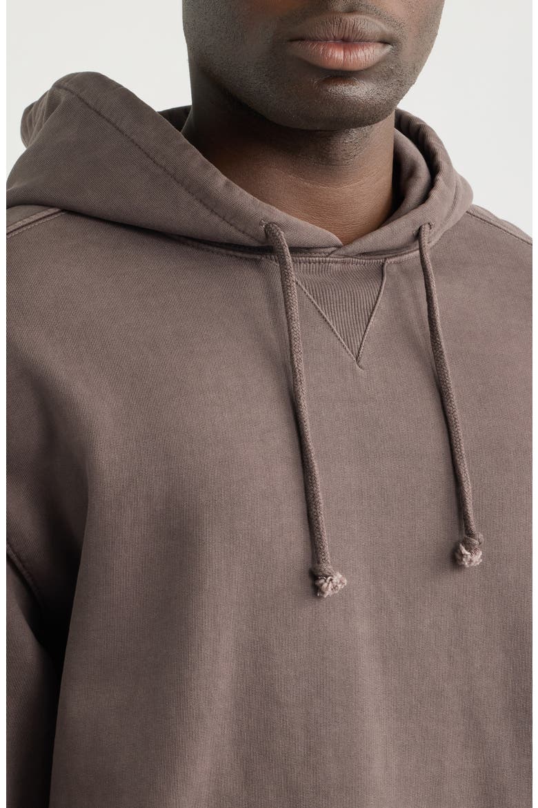 Essential Cotton Hoodie, Alternate, color, HICKORY