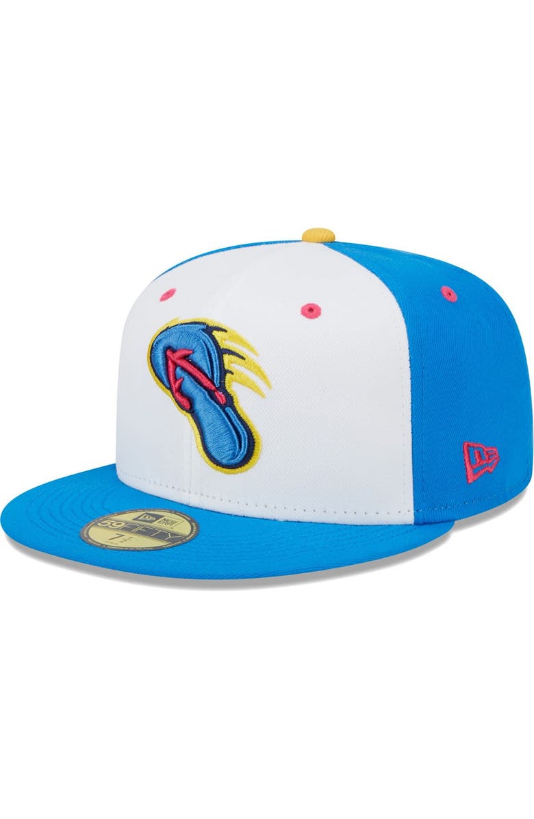 New Era Men's New Era White/Blue San Antonio Missions Copa De La Diversion 59FIFTY Fitted Hat, Main, color, White