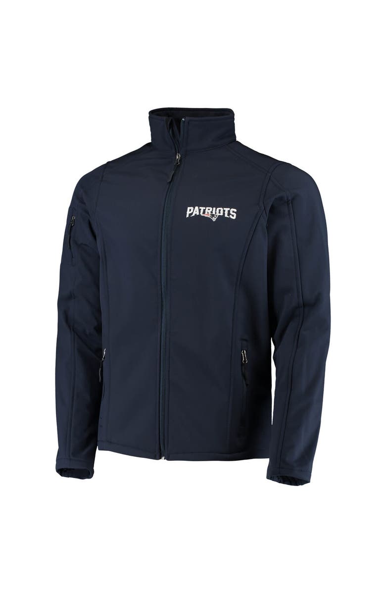 DUNBROOKE Men's Dunbrooke Navy New England Patriots Sonoma Softshell Full-Zip Jacket, Alternate, color, Navy