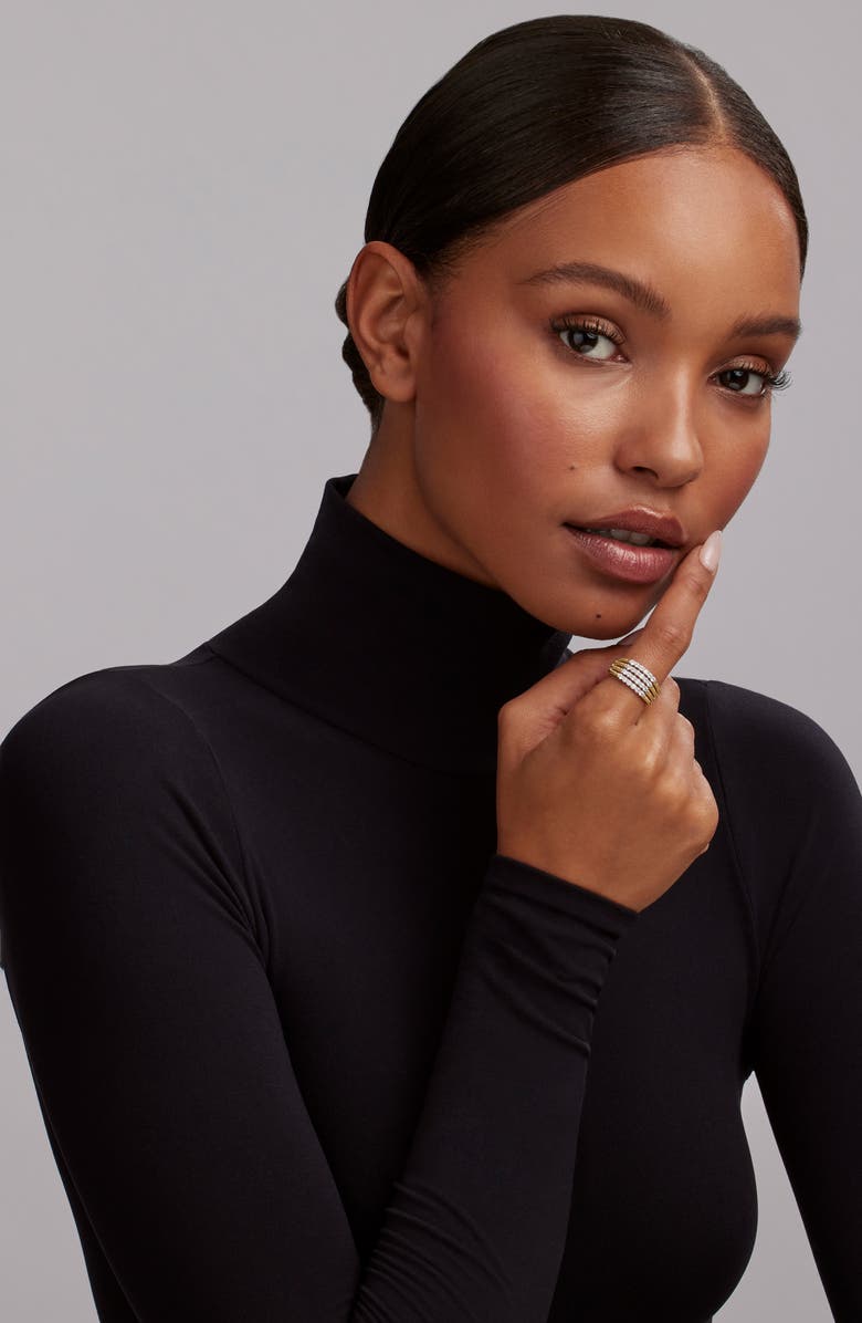 LAGOS Superfine Signature Caviar Diamond Ring, Alternate, color, Gold