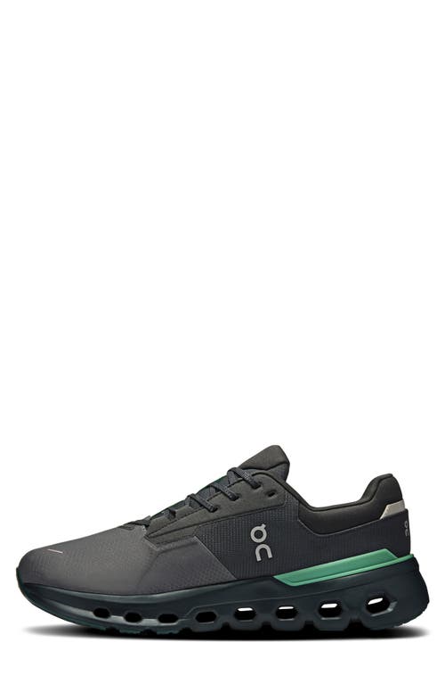 On Breathable Waterproof Cloudrunner Sneakers In Black