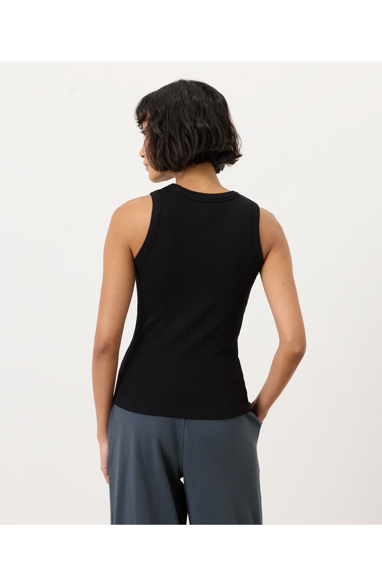 Pact Perfect Rib Layering Tank Made With Organic Cotton, Alternate, color, Black