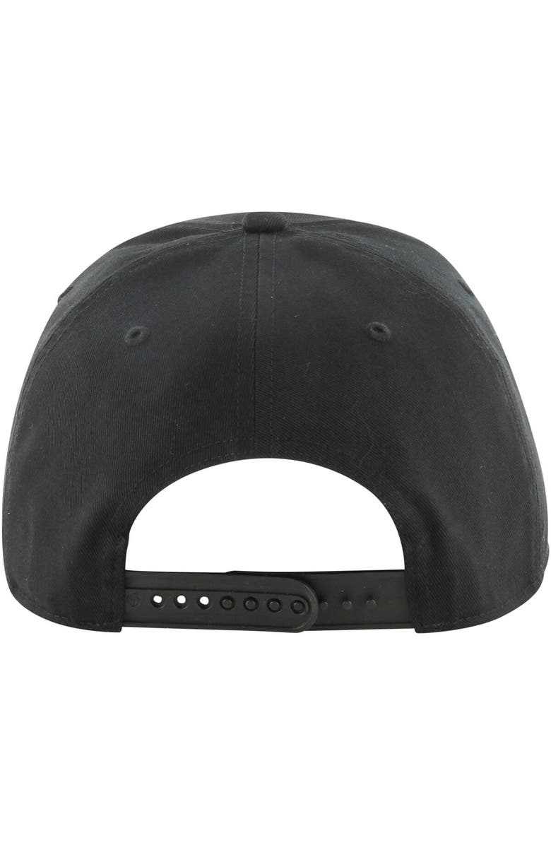 '47 Men's '47 Black Miami Heat Ring Tone Hitch Snapback, Alternate, color, 