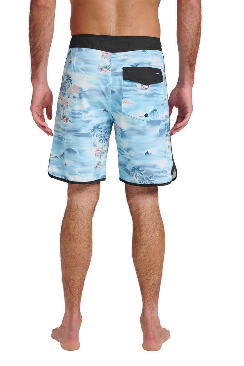 Surfsilk Tropical Board Shorts, Alternate, color, TOTAL ECLIPSE