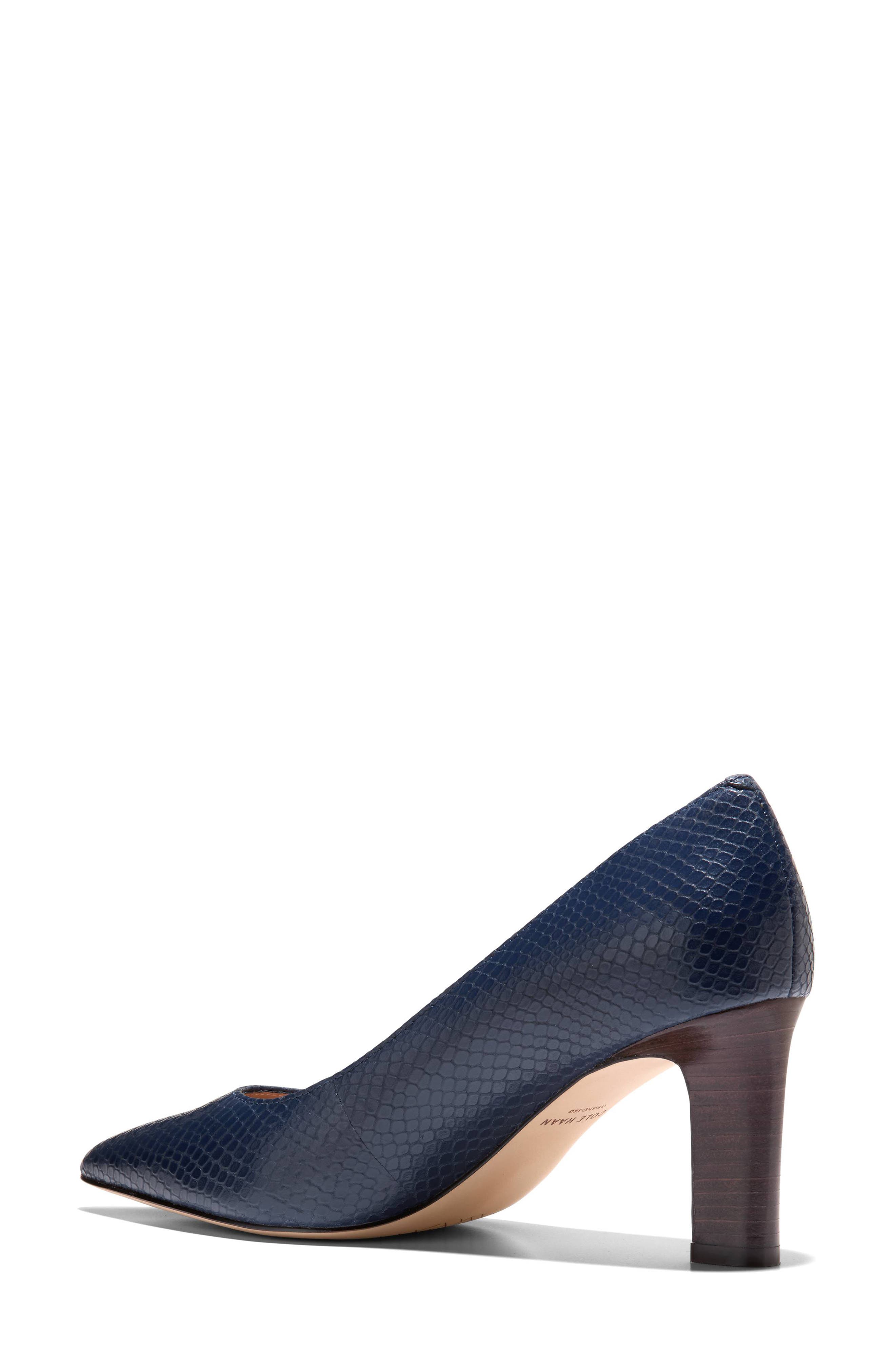 Cole Haan Mylah Snakeskin Embossed Pump, Alternate, color, 