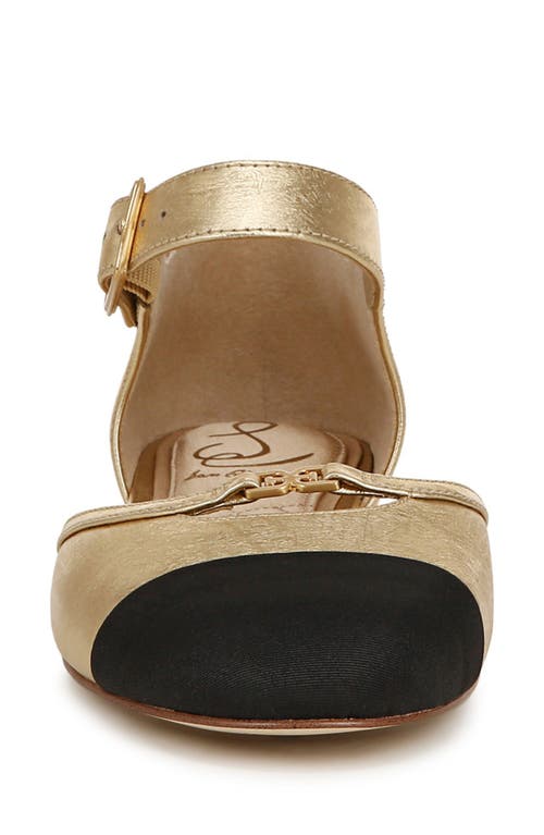 Sam Edelman Women's Rylie Flats In Amber Gold/black