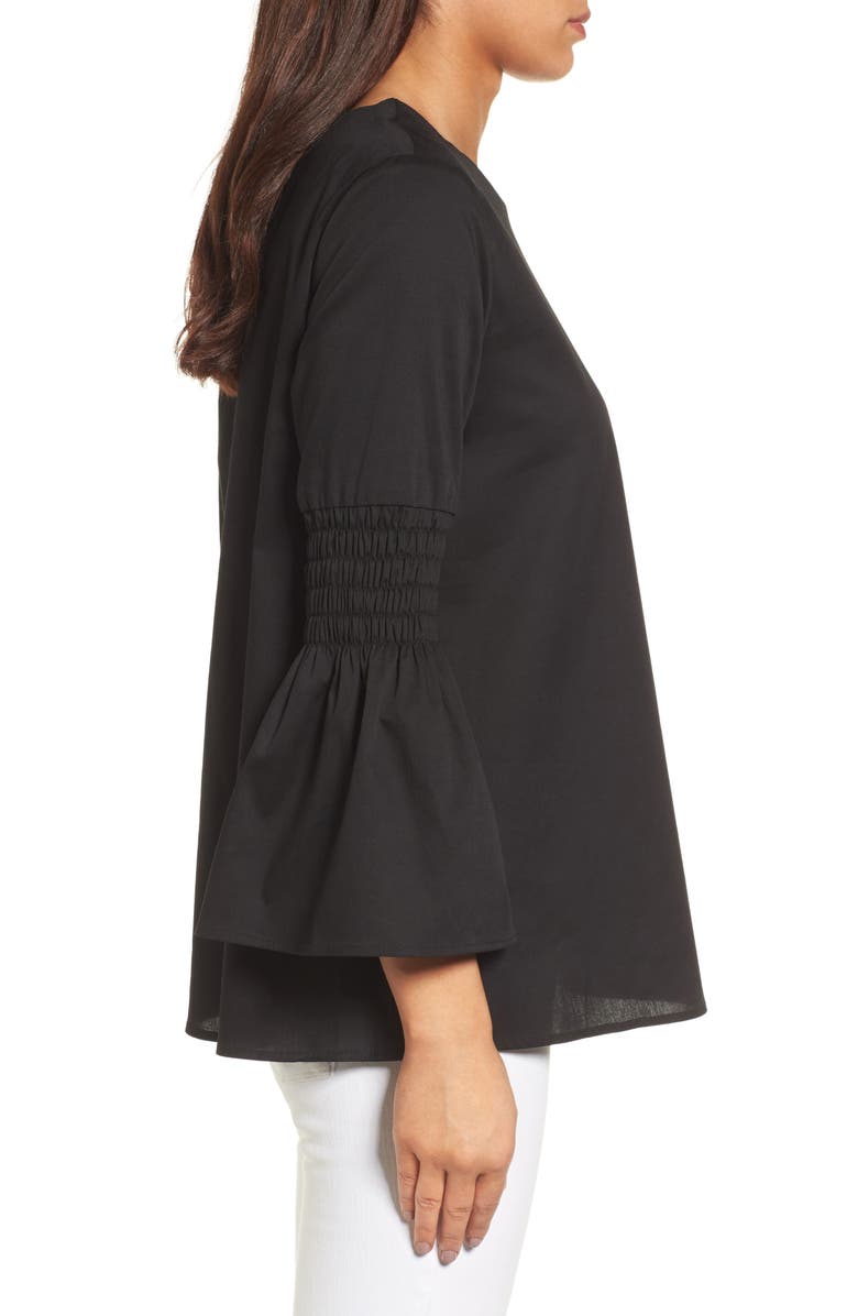 Halogen<sup>®</sup> Bow Back Bell Sleeve Top, Alternate, color,