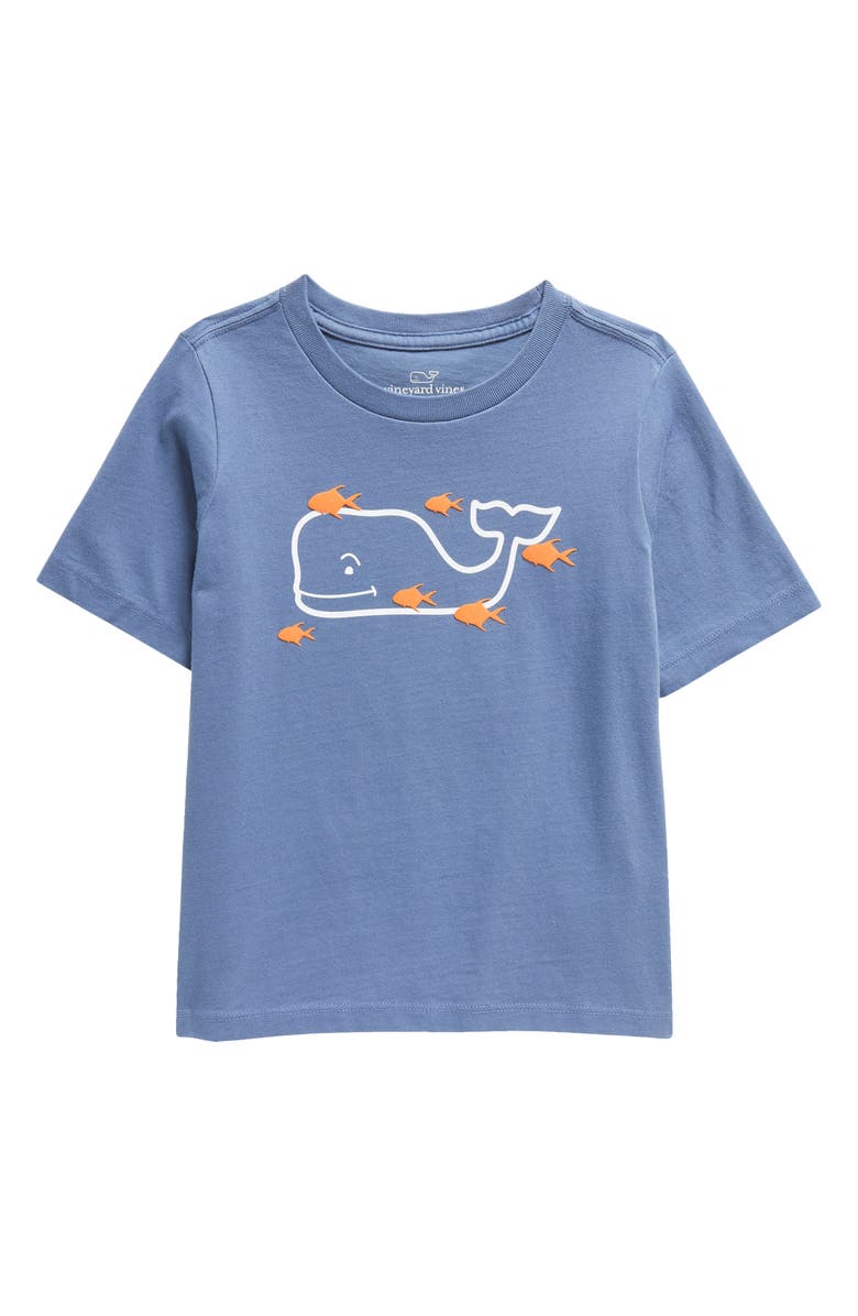 vineyard vines Kids' Whale Fish Logo Cotton T-Shirt, Main, color, 