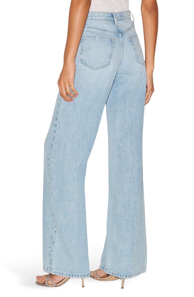 Reformation Cary Slouchy High Rise Wide Leg Jeans, Alternate, color, Dory