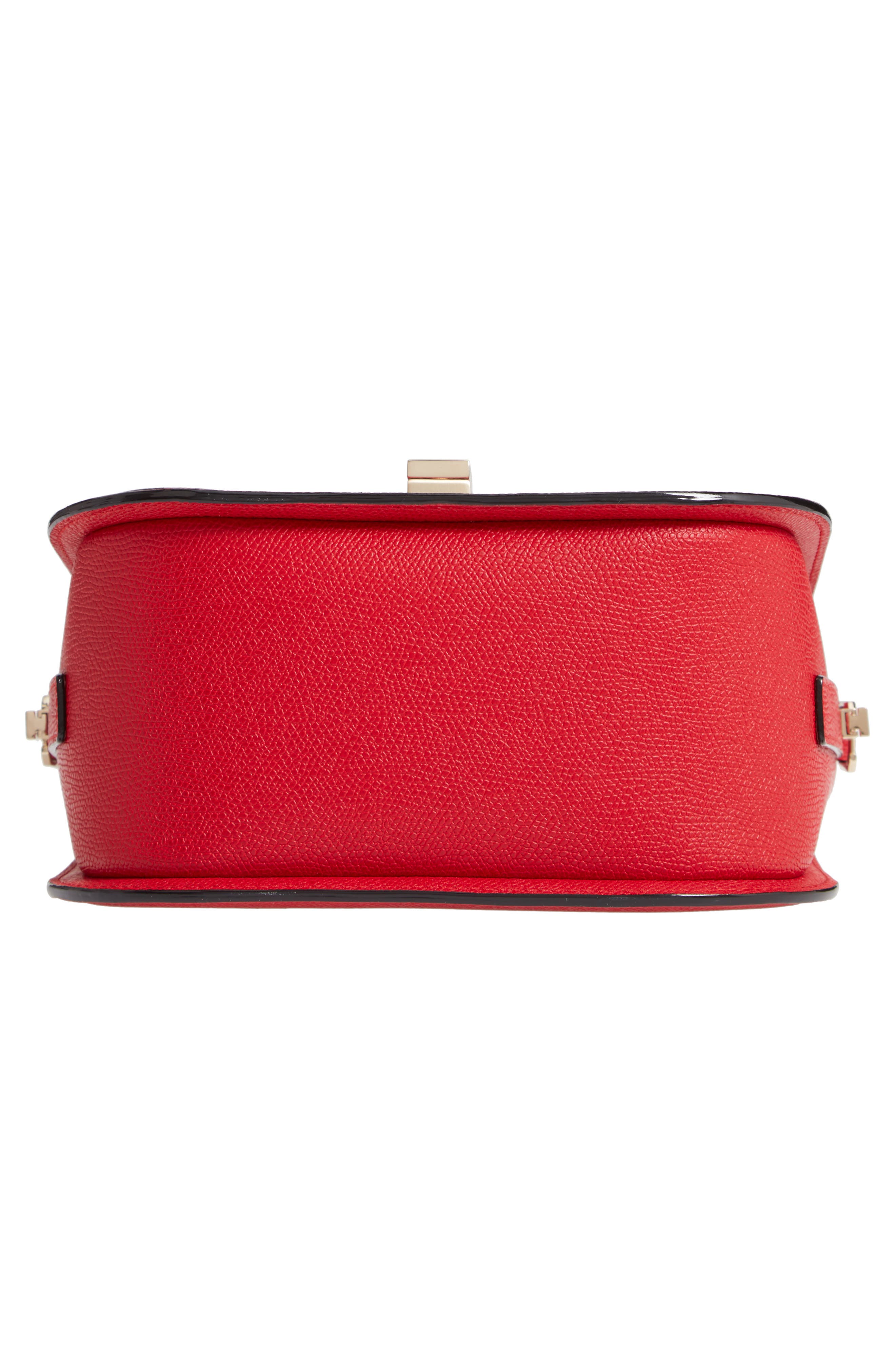 Valextra Iside Leather Top Handle Bag, Alternate, color, 