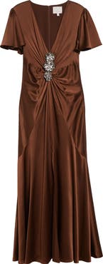 Cinq à Sept Kordyn Silk Maxi Dress