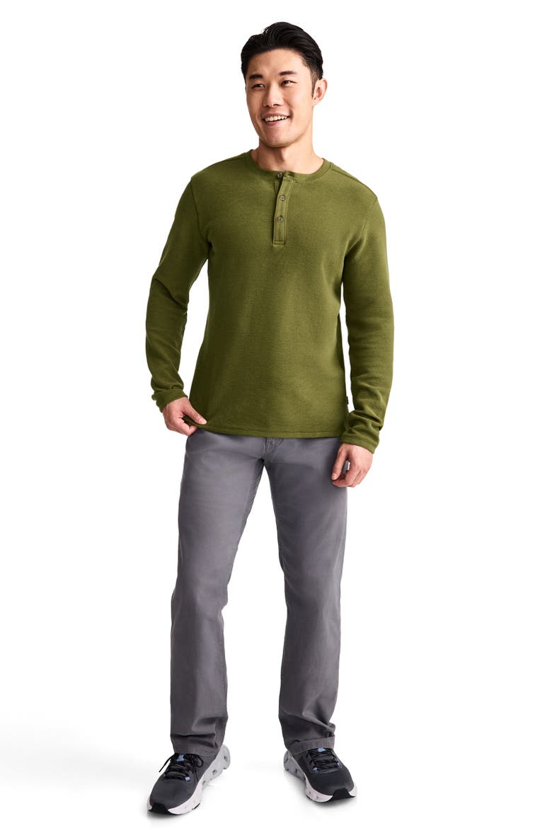 Outdoors by Luke Bryan Men's Long Sleeve Henley, Alternate, color, Green Maple