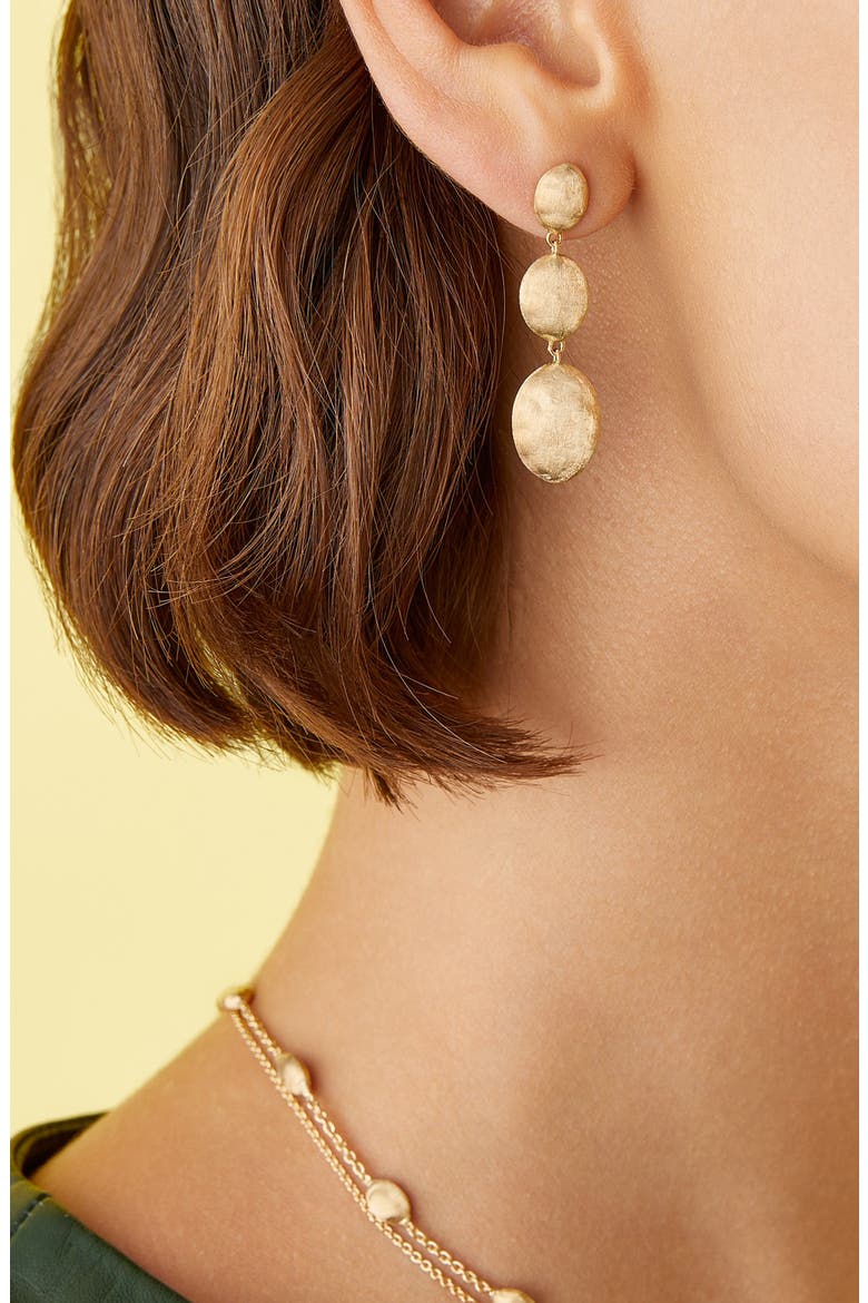 Siviglia Bead Drop Earrings, Alternate, color, GOLD