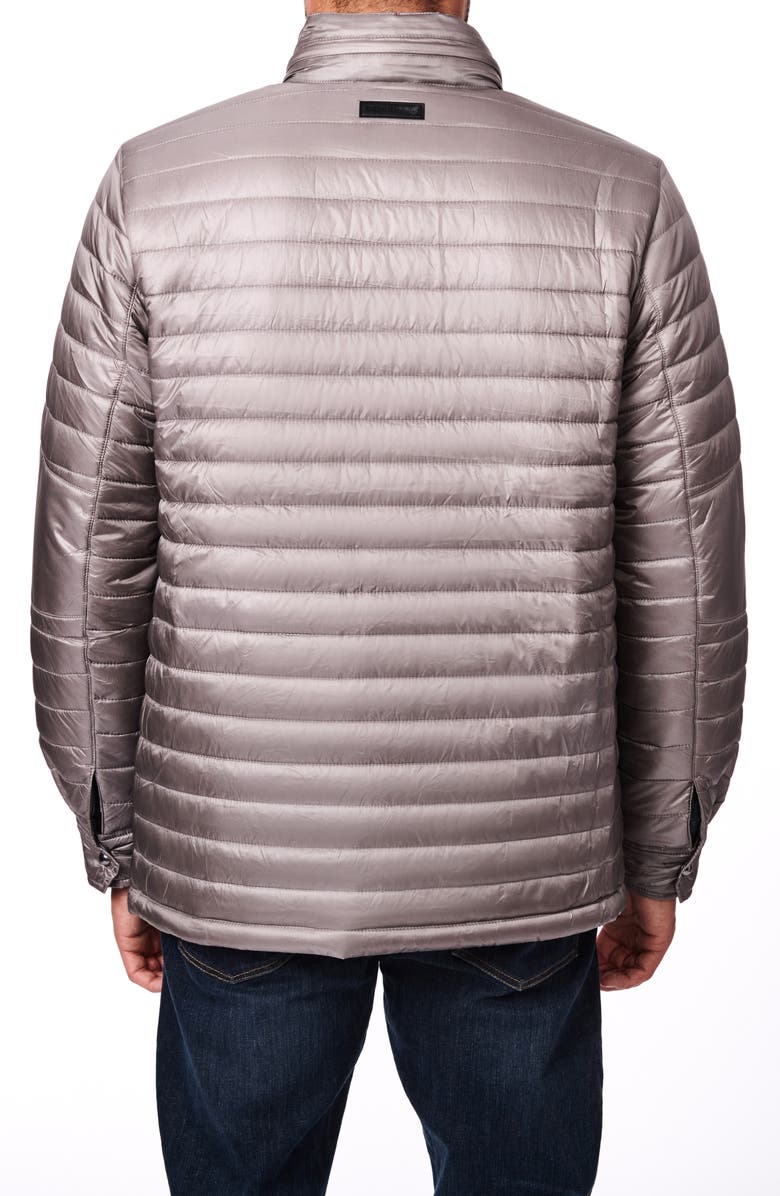 Bernardo Pathfinder Lightweight Quilted Water Resistant Jacket, Alternate, color, Tornado