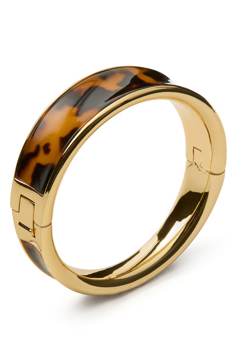 Kate Spade New York bold bangle, Alternate, color, Tortoise
