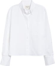 TWP J.D. Crop Button-Up Shirt