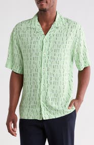HUGO Espino Slim Fit Camp Shirt