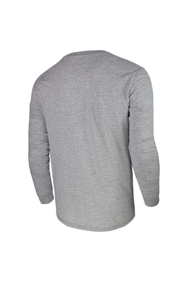 Unisex Heather Gray Memphis Grizzlies Loge Long Sleeve T-Shirt, Alternate, color, Heather Gray