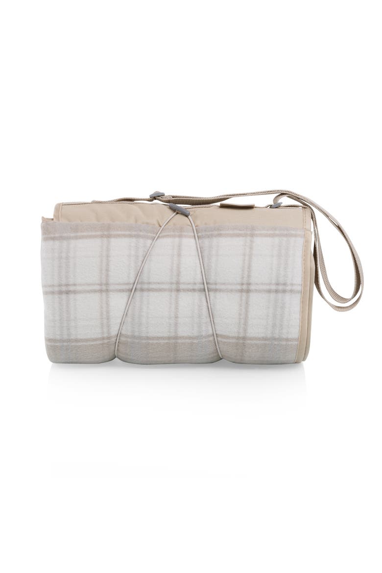 Blanket Tote XL Outdoor Picnic Blanket, Alternate, color, Neutral Plaid