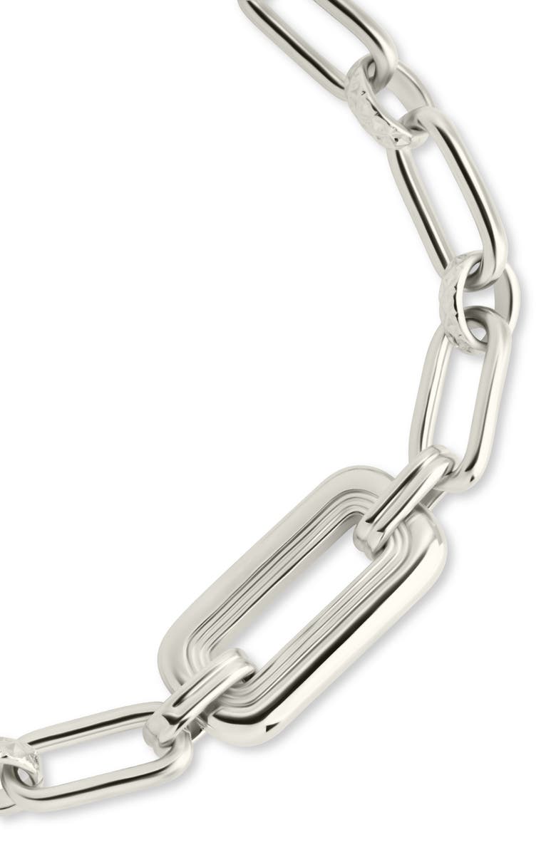 Sterling Forever Annabeth Mixed Chain Link Bracelet, Alternate, color, Silver