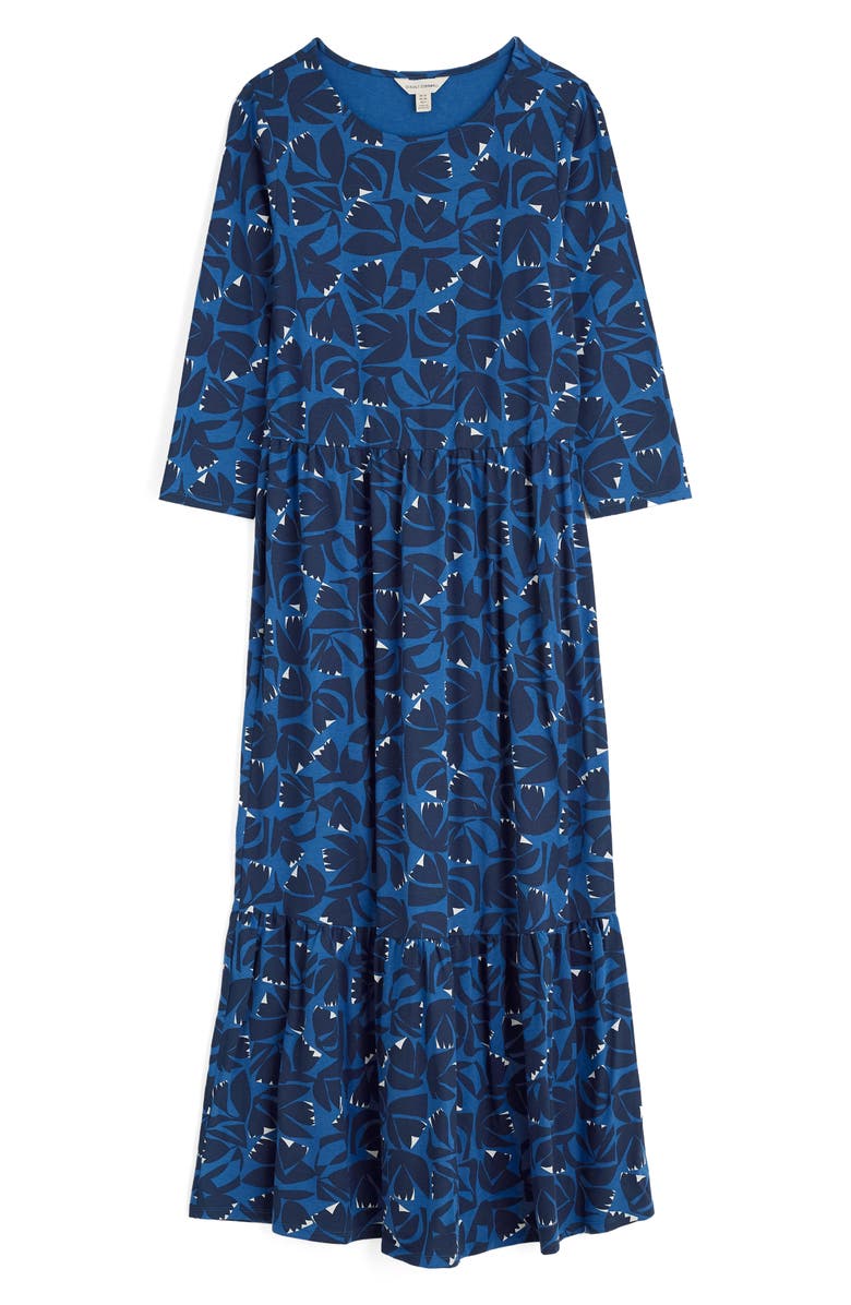 Seasalt Cornwall Tor View Floral Jersey Midi Dress, Alternate, color,