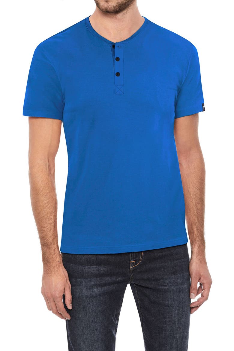 Short Sleeve Henley, Main, color, OCEAN BLUE