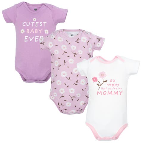 3Pk Cotton Bodysuits (Baby)