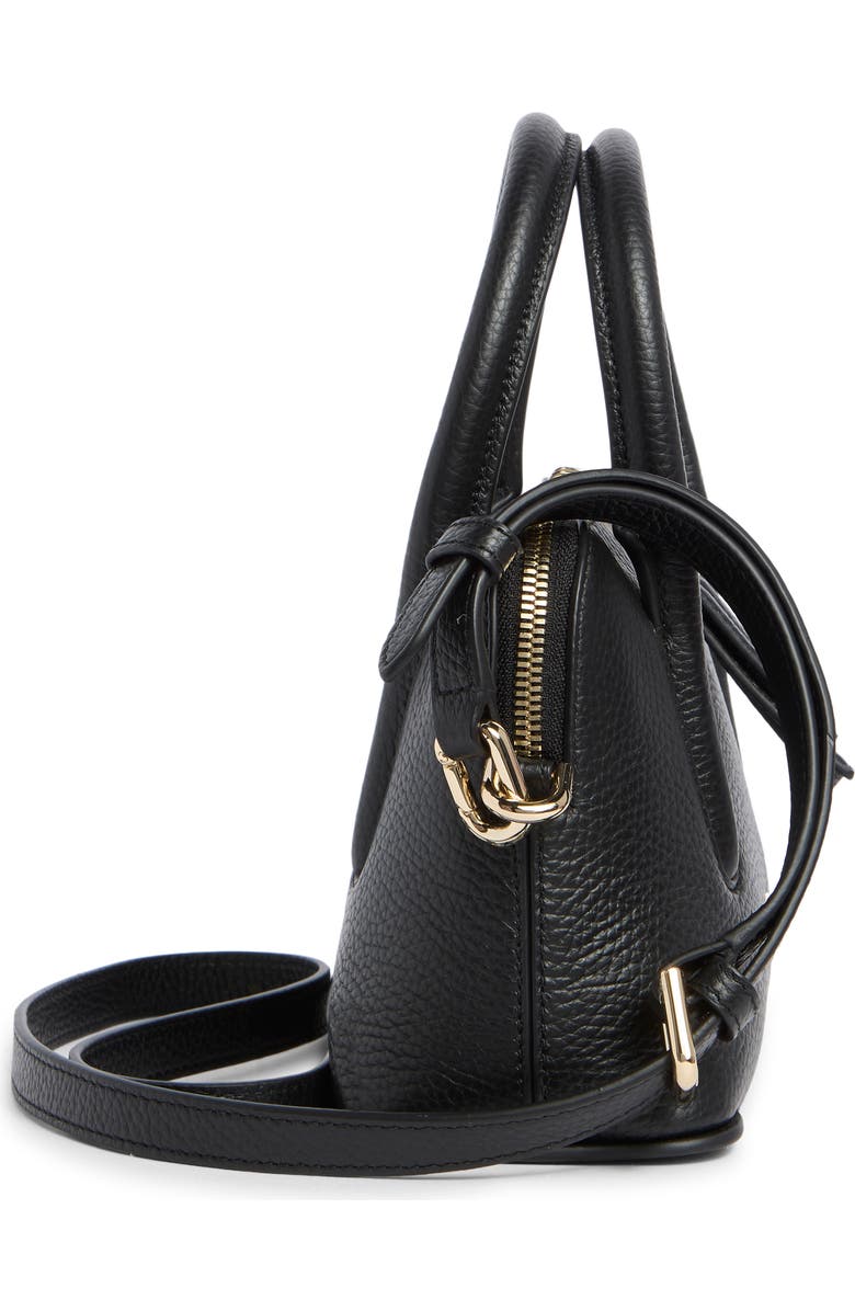 Furla Atmosfera Mini Dome Tote, Alternate, color, Nero