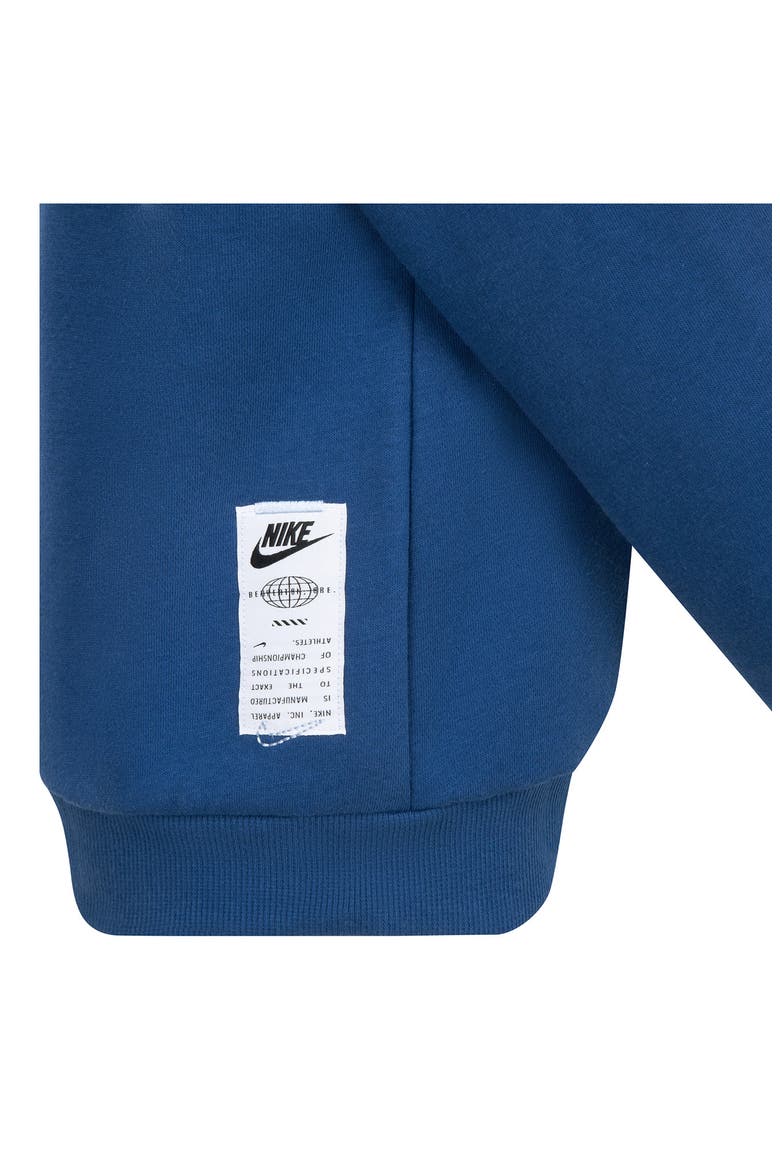 Kids' Sportswear Club Specialty Fleece Crewneck Sweatshirt, Alternate, color, COURT BLUE