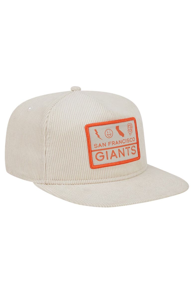 New Era Men's New Era White San Francisco Giants Summer Essential Golfer Snapback Hat, Alternate, color, 