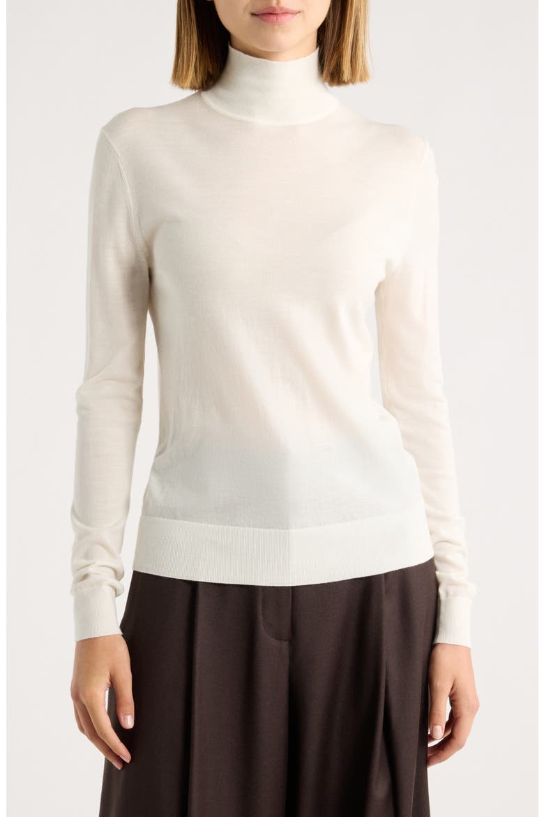 Wool Blend Mock Neck Sweater, Main, color, NEW IVORY - CX1